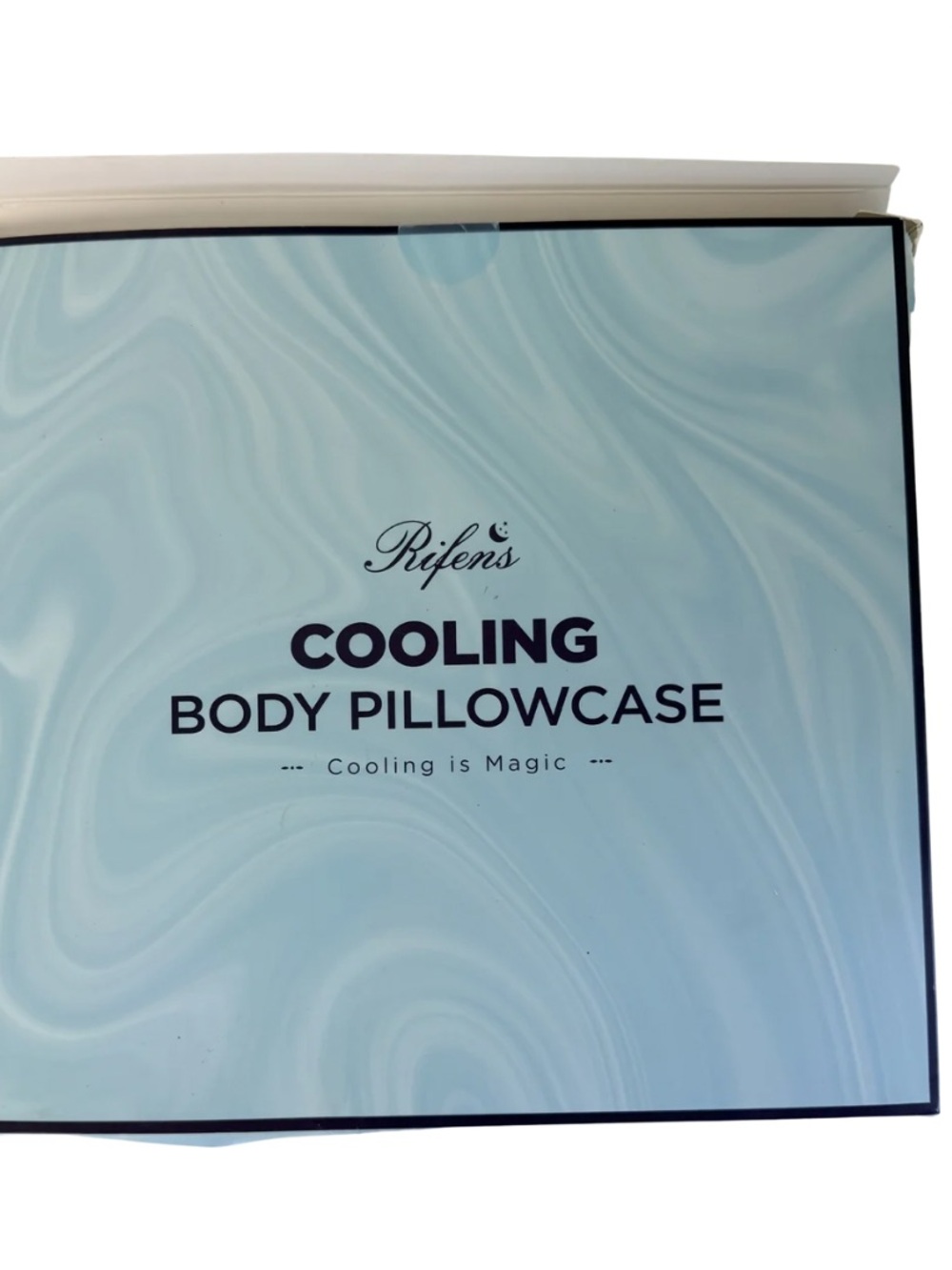 Ice Cooling Body Pillowcase for Hot Sleepers Stays Cool All Night Light Gray NEW